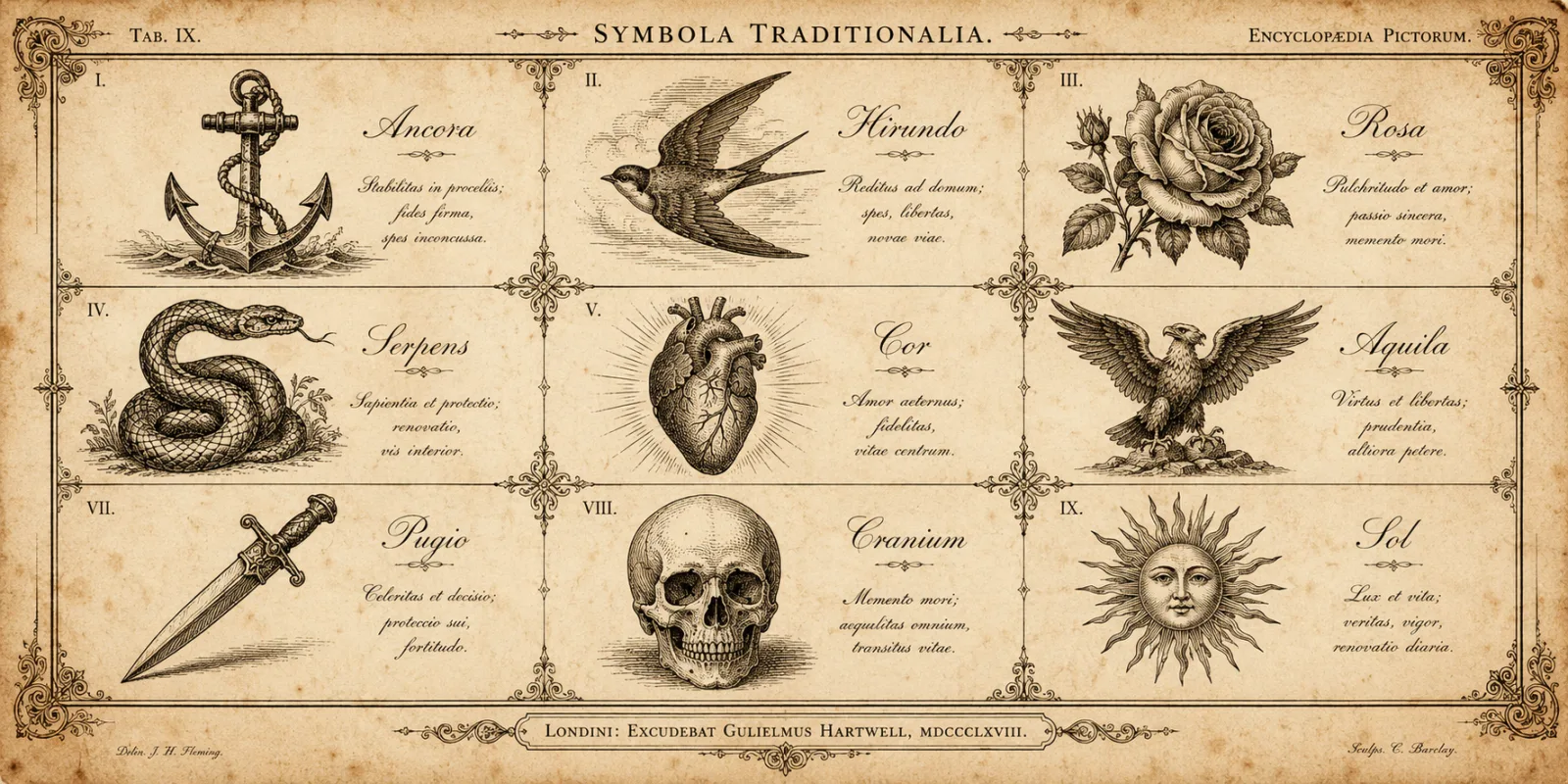 Common Tattoo Symbols and What They Actually Mean
